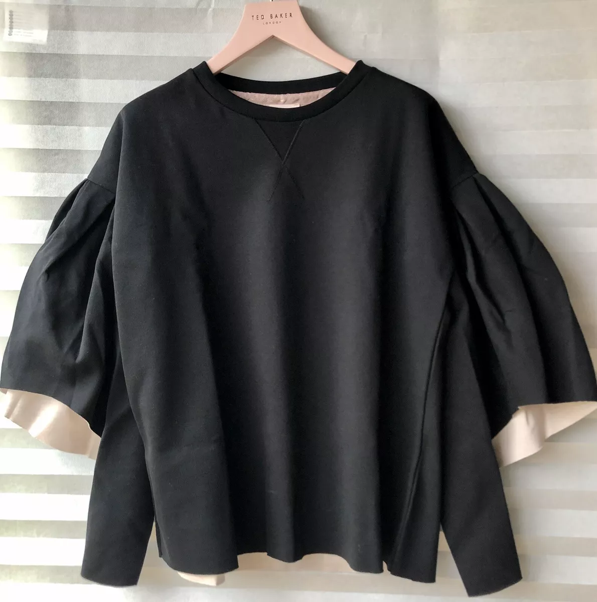 Ted Baker Ted Says Relax Orcher Full Sleeve Sweatshirt Top Size 4