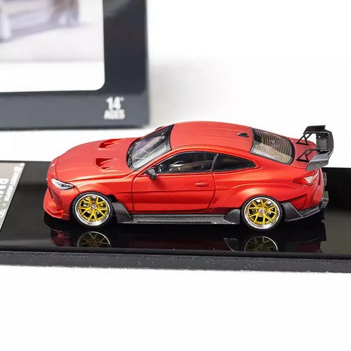 SW 1/64 Scale BMW M4 G82 ADRO BODY KIT Red Diecast Car Model Toy Gift - Bild 4 von 7
