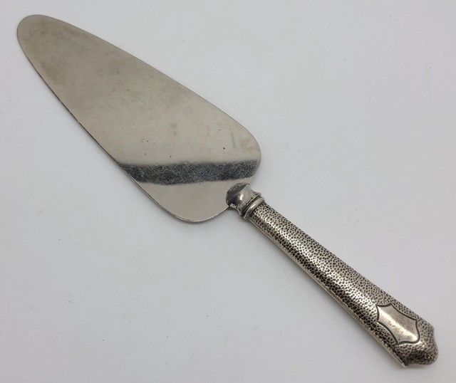 Vintage Cake Knife w/ Sterling Silver Handle & Stainless Steel Blade