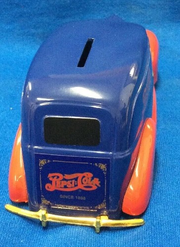 1940 Ford Pepsi Cola Panel Van Bank with Key, Die-cast Metal FoMoCo T1 - Picture 4 of 6