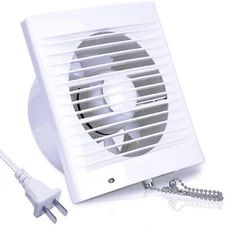 4 Inch Wallmounted Exhaust Fan 12w Ventilation Extractor With Antibackflow Check
