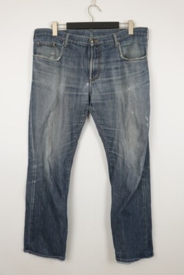 VERSACE COLLECTION Blue Denim Slim Fit Regular Straight Jeans Size 38 / W40