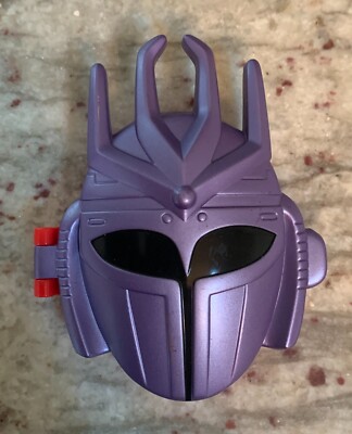 1996 McDonald's BEETLEBORGS Metallix Platinum Purple Covert Compact Clip Toy