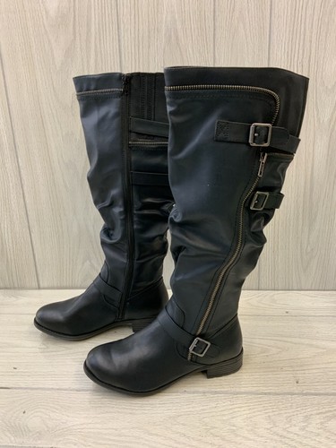White Mountain Roxy Wide Calf Boots 