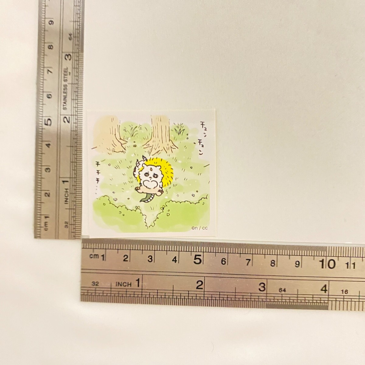 Anoko & Dekatsuyo No.80 Chiikawa Sticker Rare Japanese Field From