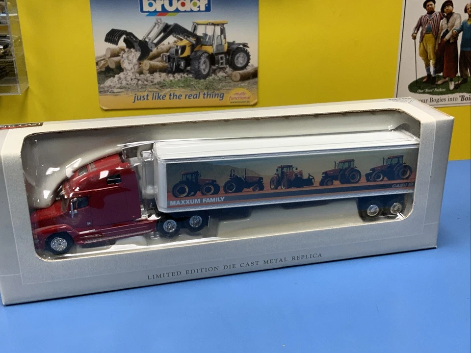 SpecCast Limited Edition Case Maxxum DieCast Freightliner C120 Semi Trailer Bank - Image 4 of 4