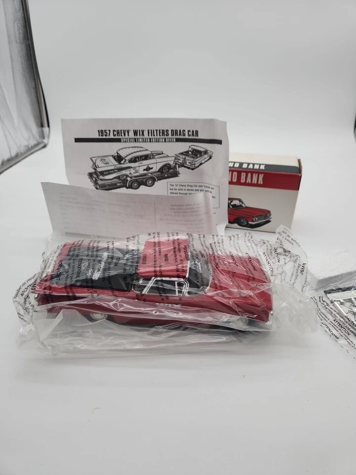 WIX FILTER 1959 CHEVY EL CAMINO ROJO DIE CAST BANK ERTL COLECCIONABLE NUEVO EN CAJA 1:25 Foto 3 de 4