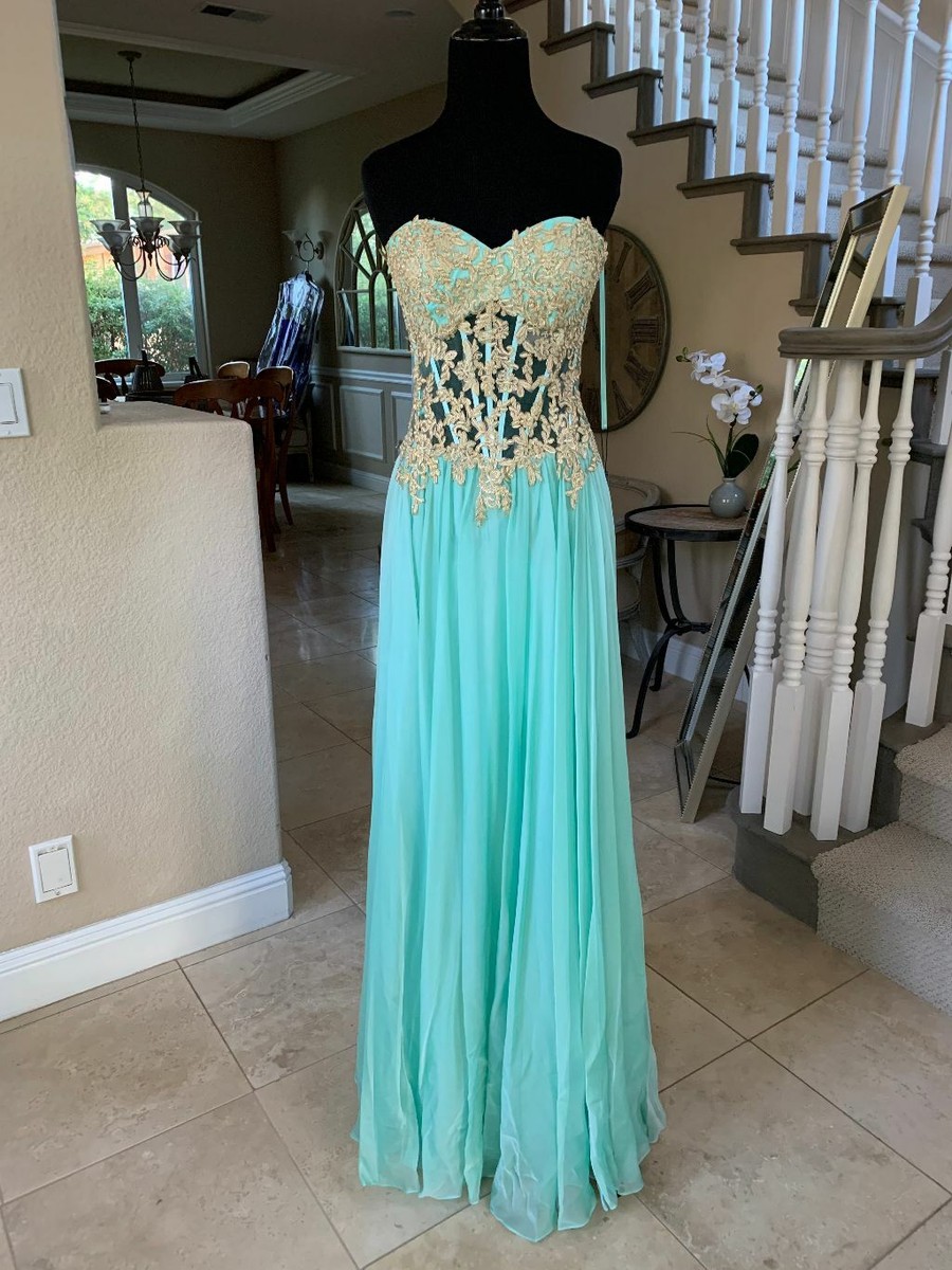 seafoam formal dress The Siena Dress in Seafoam Green main image 0