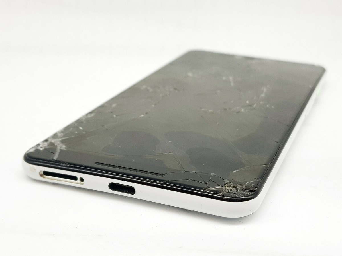Google Pixel 3 XL ◆ 4GB/64GB / ※割れ Google Pixel 3 XL 64GB Clearly White Unlocked Smashed Faulty
