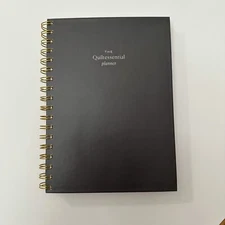 Undated Hardcover Planner( Dark Gray)