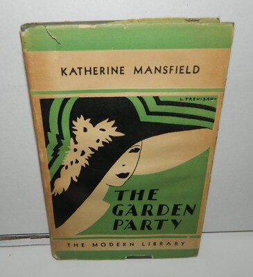 THE GARDEN PARTY Katherine Mansfield Modern Library 129 Hardcover 1922 Vintage