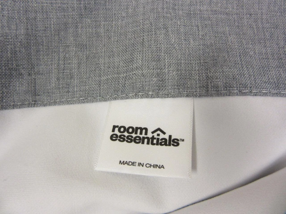 Target Room Essentials Gray Lightblocking Curtain Panel 63" x 42" Unused - Image 2 of 3