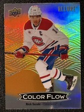 2024-25 Upper Deck Allure #CFL-40 Nick Suzuki Color Flow Orange-Yellow Canadiens