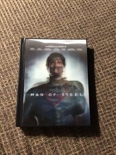 MAN OF STEEL 2013 OOP LENTICULAR 2-BLU RAY/1-DVD TARGET EDITION HENRY CAVILL