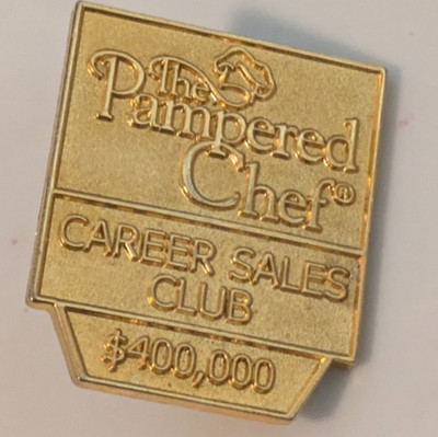 The Pampered Chef Career Sales Club $400,000  Lapel Pin