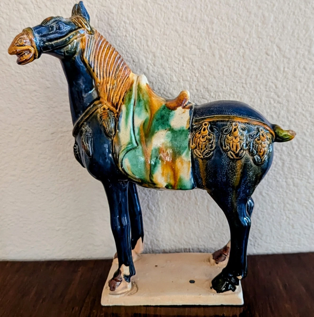 Horse 陶瓷中国风雕像、雕像| eBay