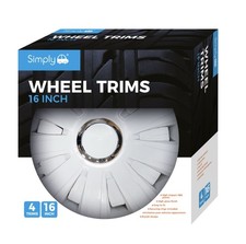 Wheel Trim For Vauxhall Insignia 16" Inferno White Hub Cover