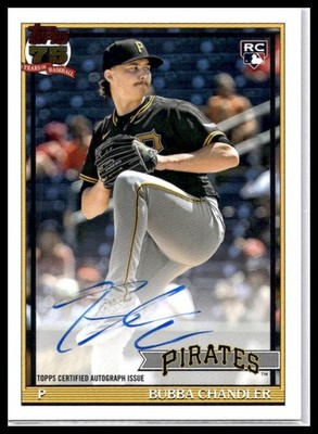 2026 Topps Series 1 - 1991 Topps Baseball Autographs Bubba Chandler #91A-BC
