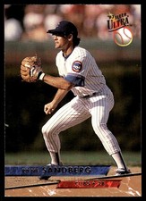 Ryne Sandberg 1993 Ultra #320 Chicago Cubs FREE SHIPPING AutographDen