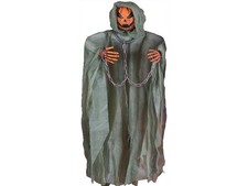 Hanging Pumpkin Prop Halloween Decor 3ft Indoor Outdoor Party Decoration Haunted