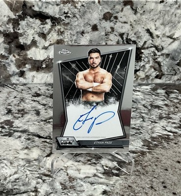 2026 Topps Chrome WWE Ethan Page NXT Auto NXT-ETH
