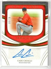 2022 Immaculate Collection CADE CAVALLI Signatures ROOKIE AUTO! #61/99!