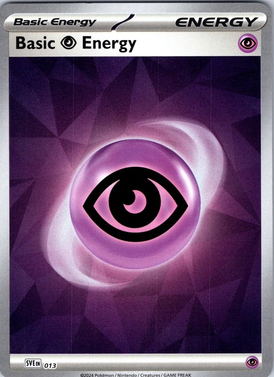 Basic Psychic Energy 013 Scarlet & Violet Energies Pokemon Holo Near Mint