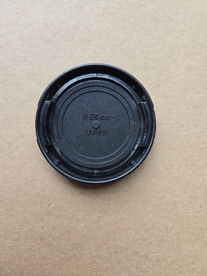Tapa de lente frontal genuina Minolta 55 mm hecha en Japón Foto 2 de 2