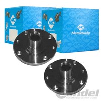 2X Metalcaucho Radnabe Vorne Beidseitig Passend FüR Fiat 500 Brava Bravo Cinquec