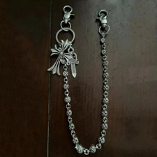 Cross Pants Wallet Chain Biker Trucker Keychain Jean Key Chain for Men Women -