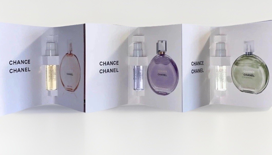 3 Piece Set CHANEL CHANCE Perfume Collection Sample Vials Spray 1.5ml EDP -EDT