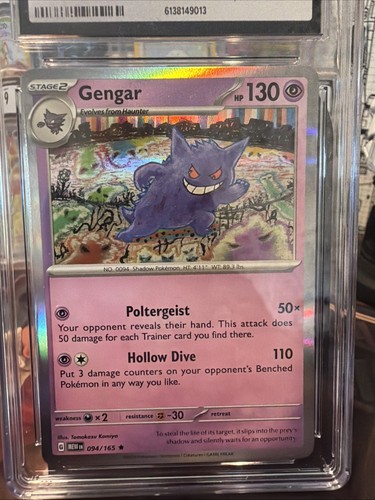 Gengar graded CGC 9 for sale on eBay