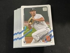 Lot of 200 Beau Burrows 2021 Topps Series 1 Base Card Number 123 Rookie