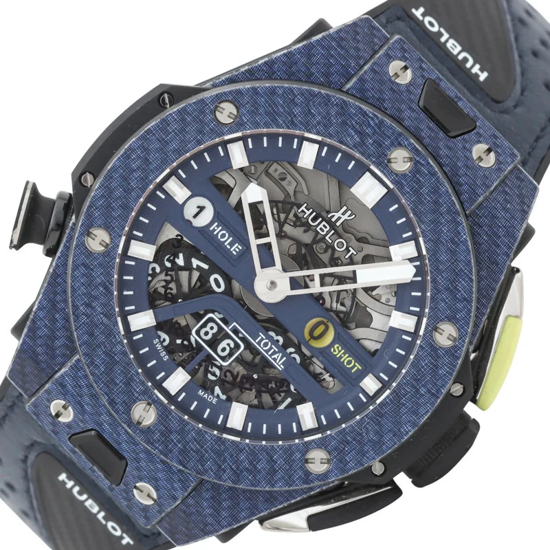 Hublot — HUBLOT Big Bang 200 416.YL.5120.VR 45mm Navy Dial Automatic Watch #OKW1643