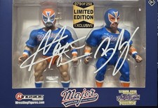 Major Wrestling Figure Podcast Figures 079/250 Signed Matt Cardona Brian Myers