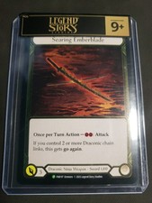 Searing Emberblade Gold Cold Foil Promo Flesh And Blood FAB TCG NM