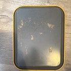 Coca-Cola Advertising Tray Lot of 2 Black/Gold Drink Coke Lady, Bottle/Glass — photo 6