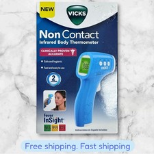 New Vicks VNT275US Non-Contact Infrared Body Thermometer Blue 2 Seconds SHIPPING