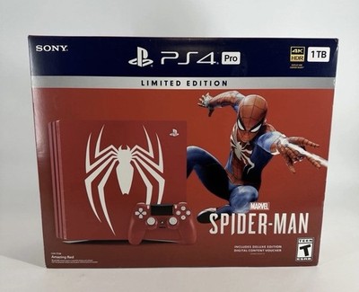 NIB Sony PS4 Pro Marvel Spider-Man Limited Edition 1 TB NEW SEALED