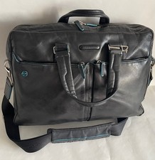 Di classe chic   Professionale  Blue Square pelle  nera   Piquadro