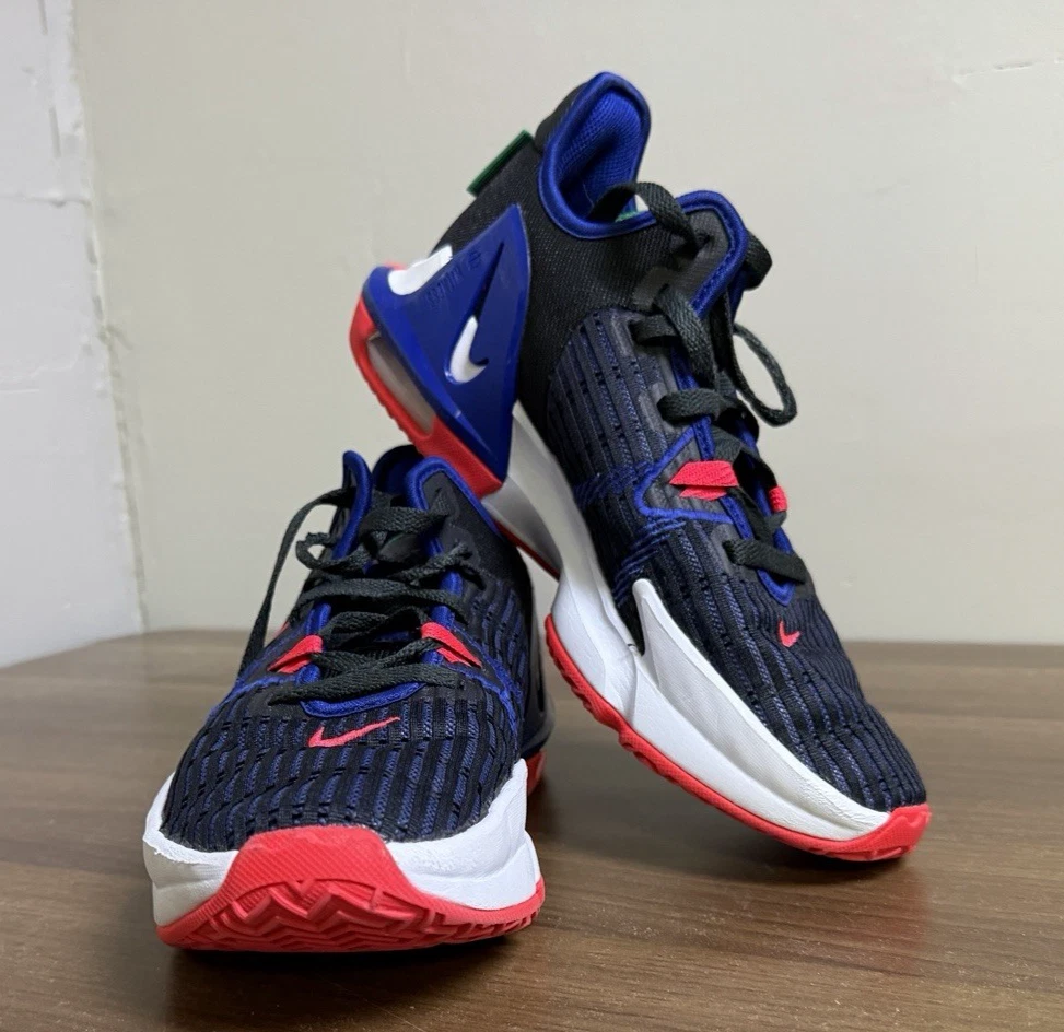 NIB Lebron James Witness VI Men’s Nike Black and Blue Sneakers l GS) Nike LeBron Witness 6  main image 3