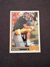 1991 Upper Deck Football - Star Rookie Brett Favre #13 (RC); NM