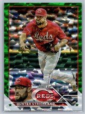 Hunter Strickland 2023 Topps #652 Green Foil /499