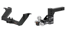 CURT Trailer Hitch Class 5 Towing Kit & Ball Mount 5.75in Rise/Drop 15307-45799