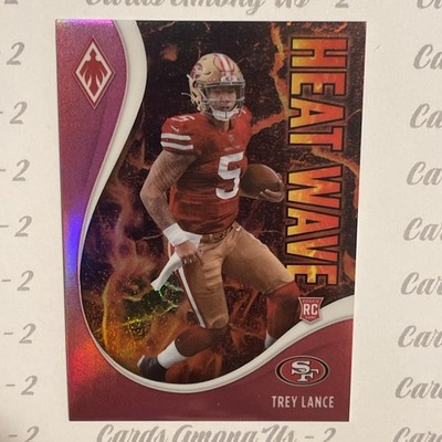 Trey Lance 2021 Panini Phoenix Rookie Heat Wave Pink #10/175