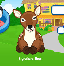 Webkinz Signature Deer Virtual PET Adoption Code Only Messaged Webkinz Signature