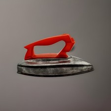 Vintage Wolverine Toy Play Iron Tin With Plastic Orange Handle 301