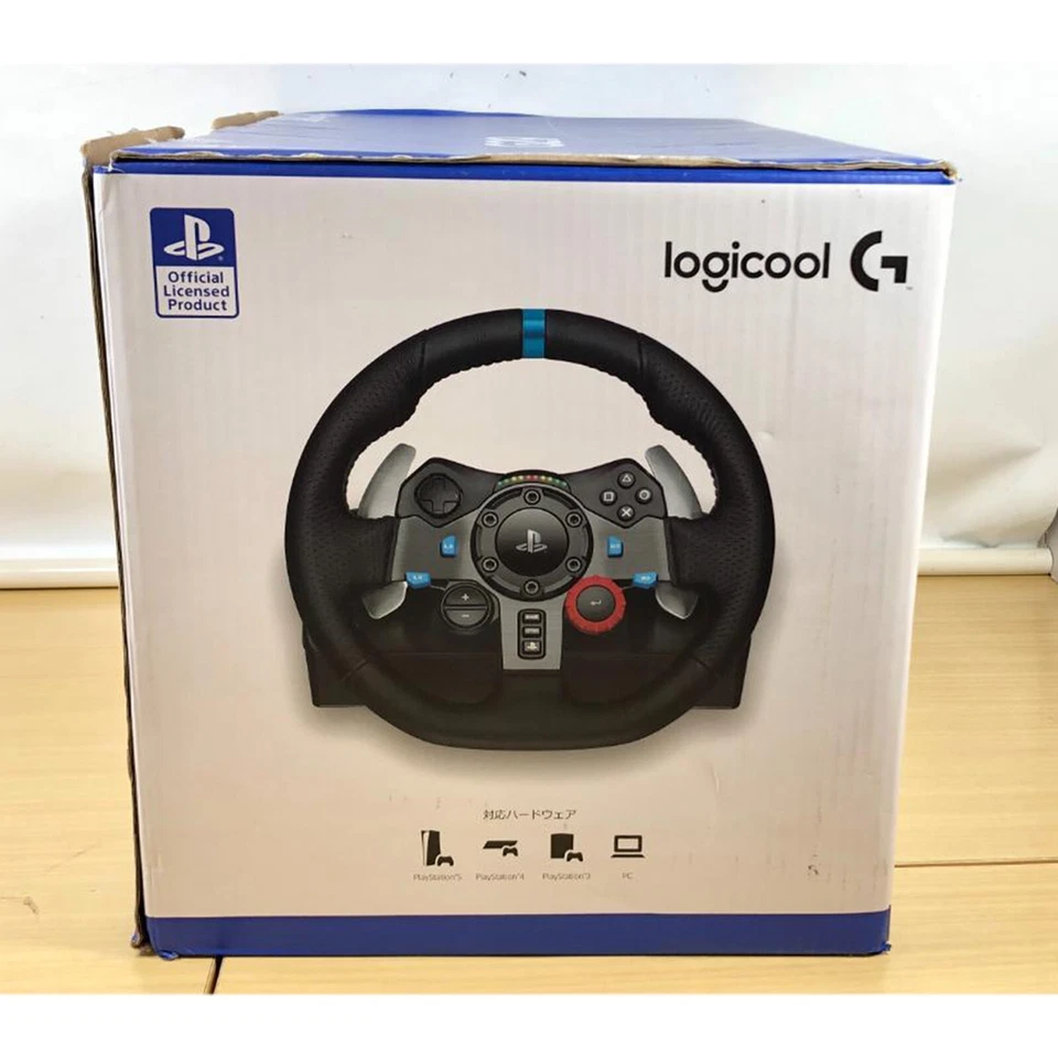 Official Licensed G29 DRIVING FORCE Racing Wheel for PS5 PS4 PS3 Game Excellent - Image 2 of 4