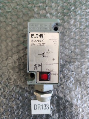 *PREOWNED* Eaton E50SAL6PC 6P+ Limit Switch Component Single Pole LED Switch 