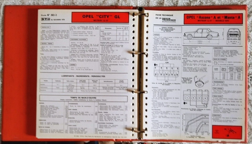 TRES GROS RECUEIL des FICHES TECHNIQUES - N°4 RTA - 110 FICHES (recueil COMPLET) - Photo 4/4